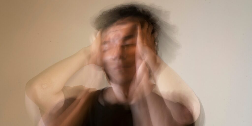 Emotionally distraught person